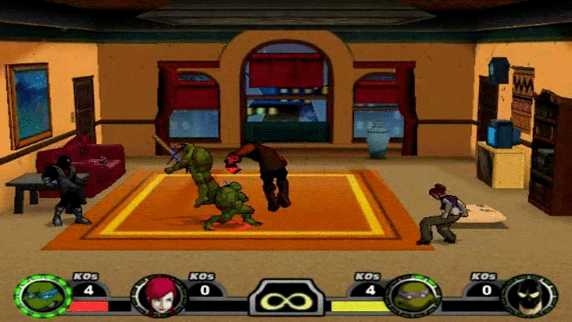 Как играть в tmnt mutant melee вдвоем на клавиатуре