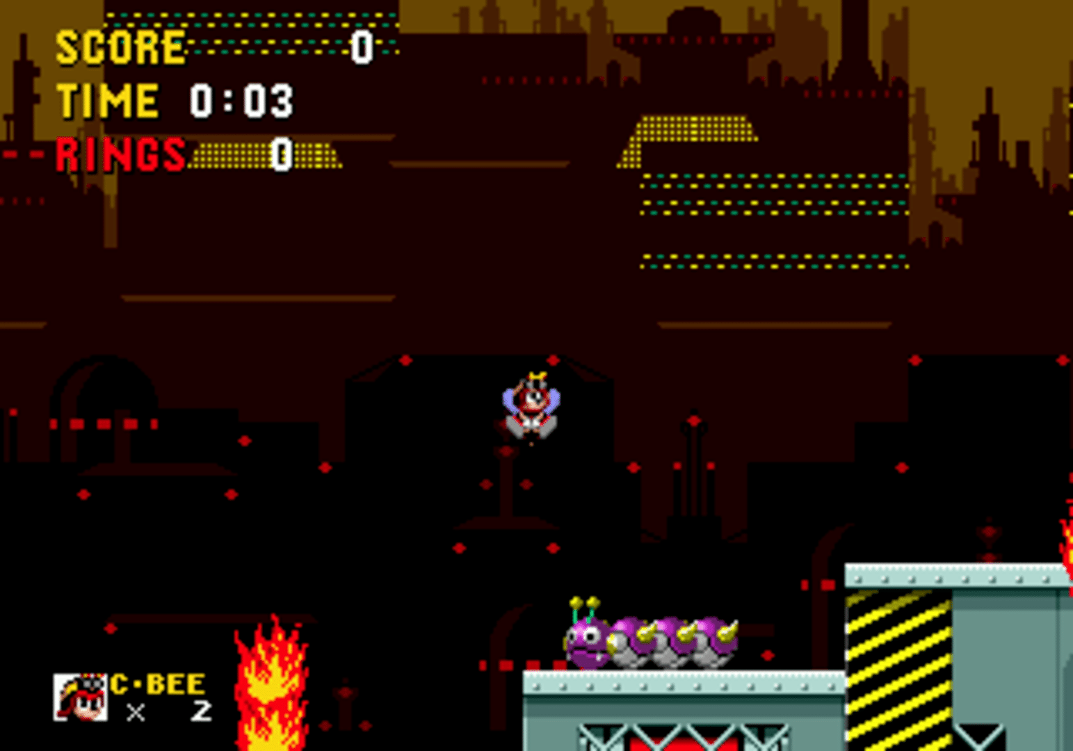 Charmy Bee in Sonic the Hedgehog screenshot