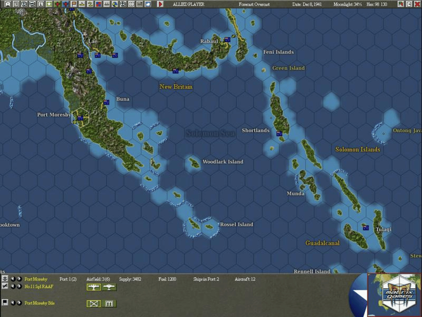 War in the Pacific: Admiral's Edition screenshot