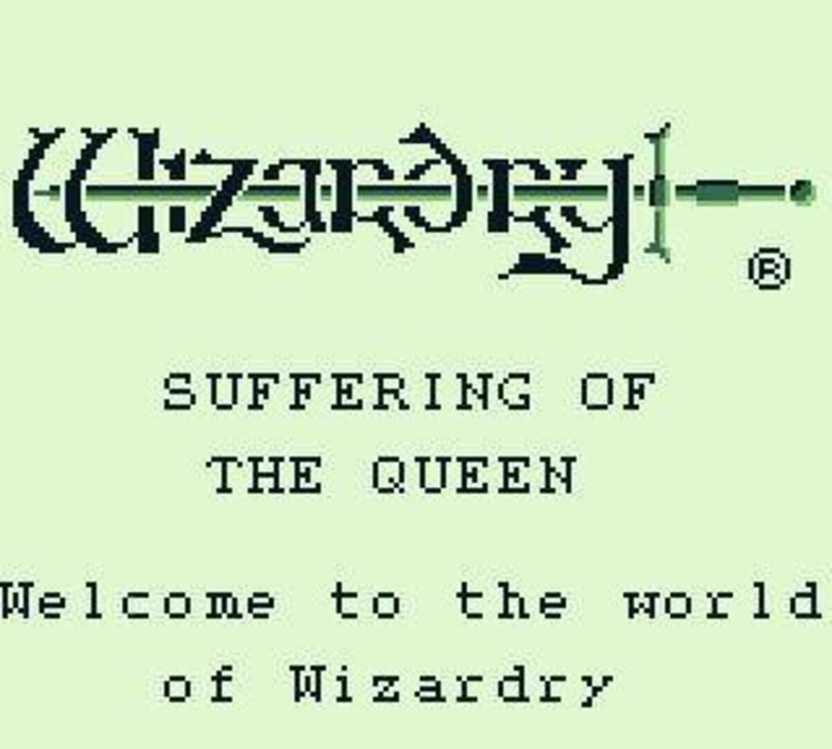 Captura de pantalla - Wizardry Gaiden I: Suffering of the Queen