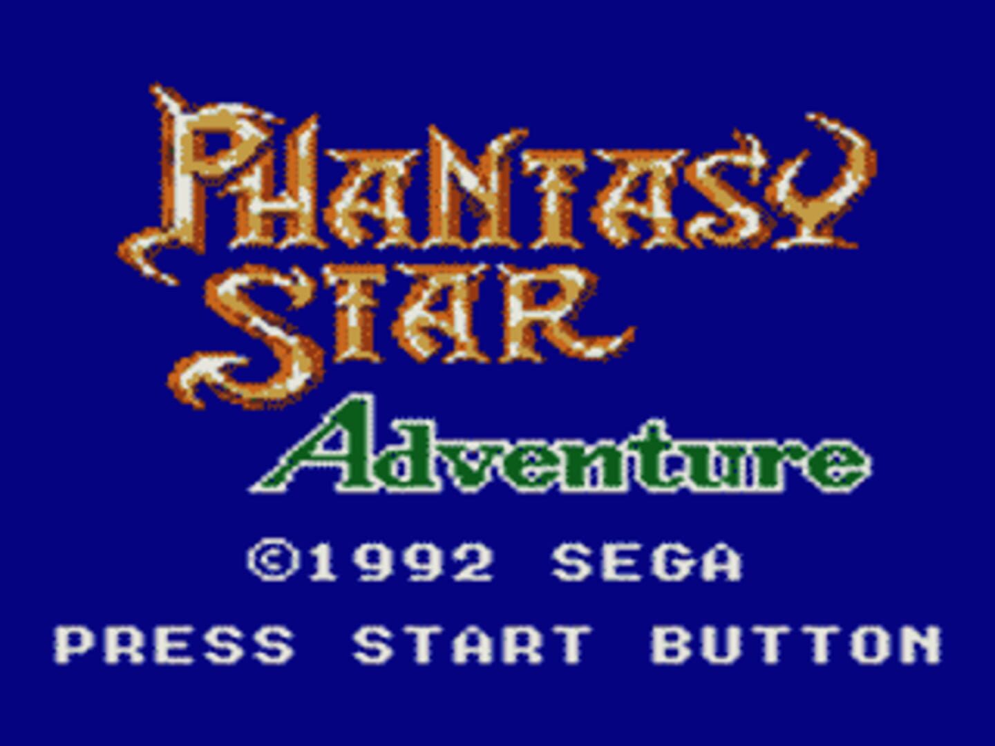 Captura de pantalla - Phantasy Star Adventure