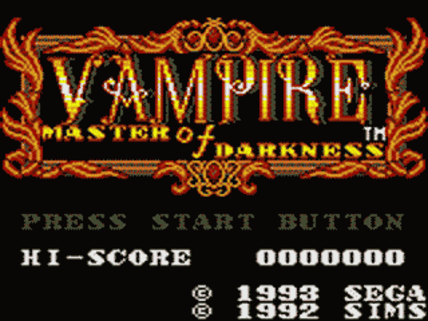 Vampire: Master of Darkness screenshot