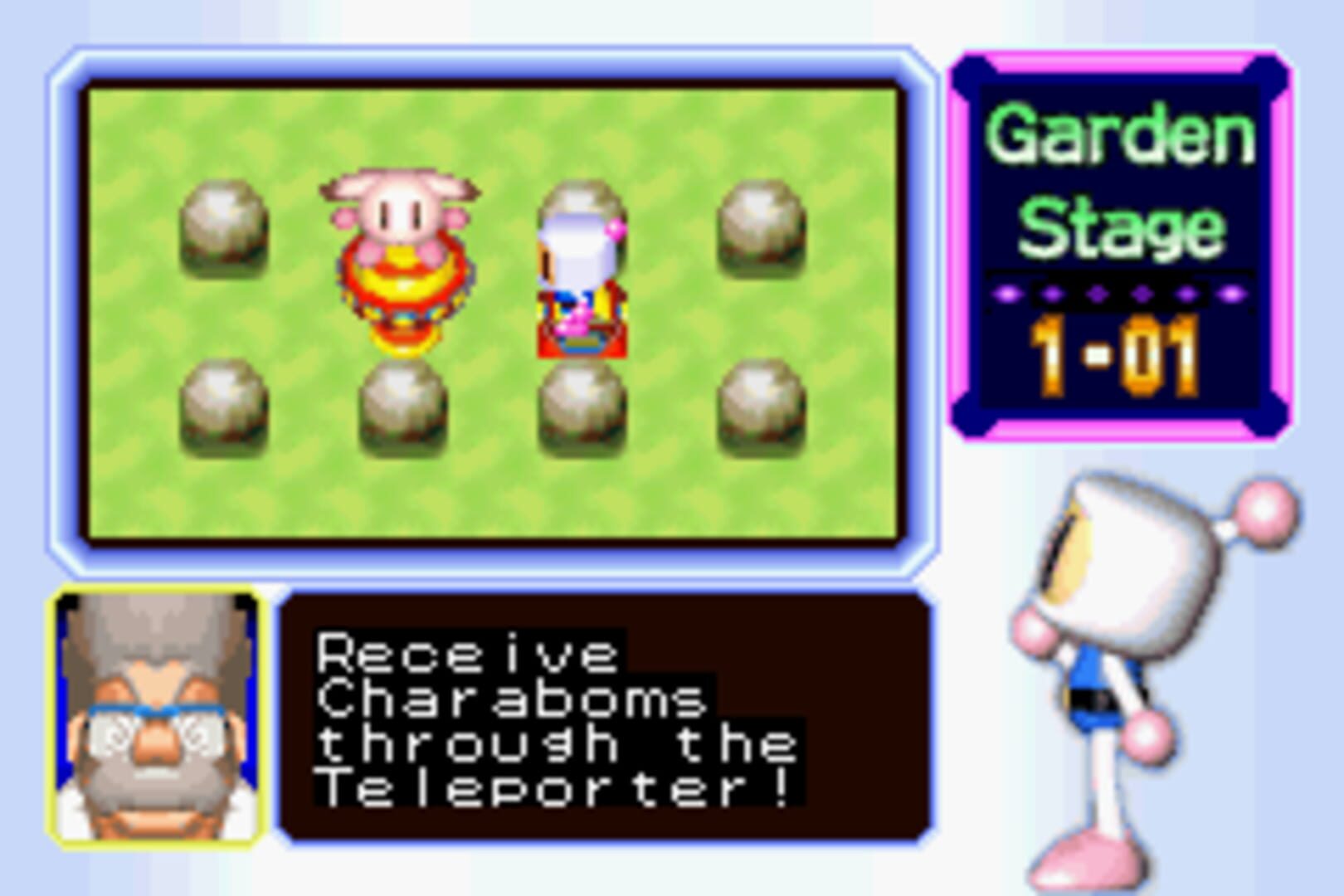 Captura de pantalla - Bomberman Max 2: Blue Advance