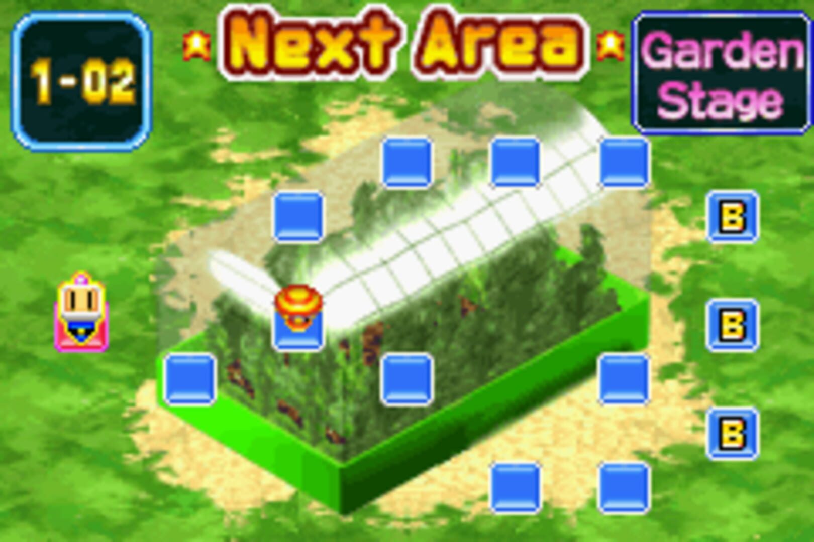 Captura de pantalla - Bomberman Max 2: Blue Advance