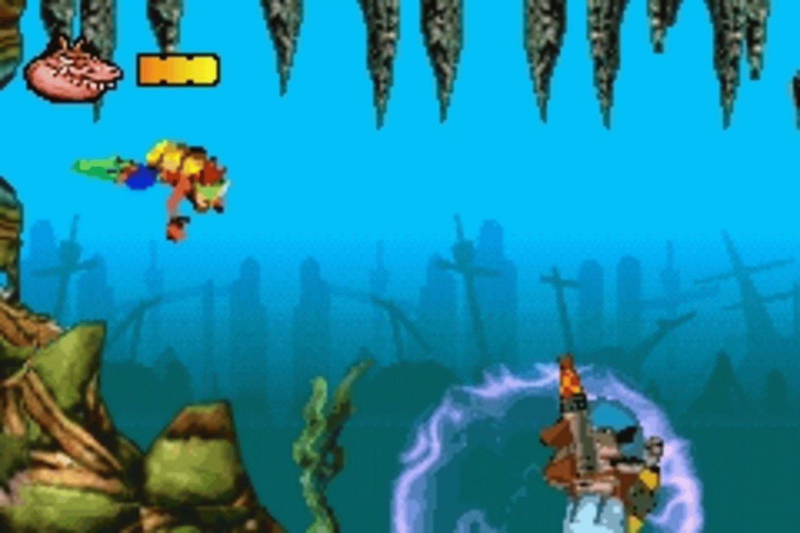 Crash Bandicoot: The Huge Adventure screenshot