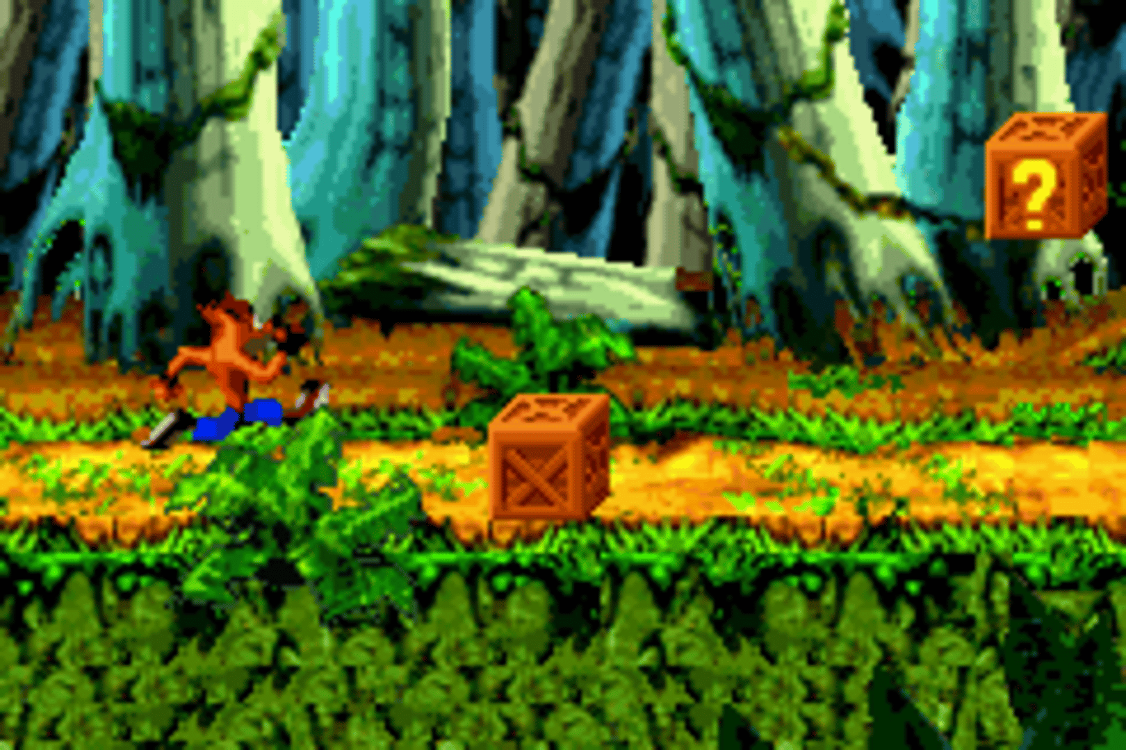 Crash Bandicoot: The Huge Adventure screenshot