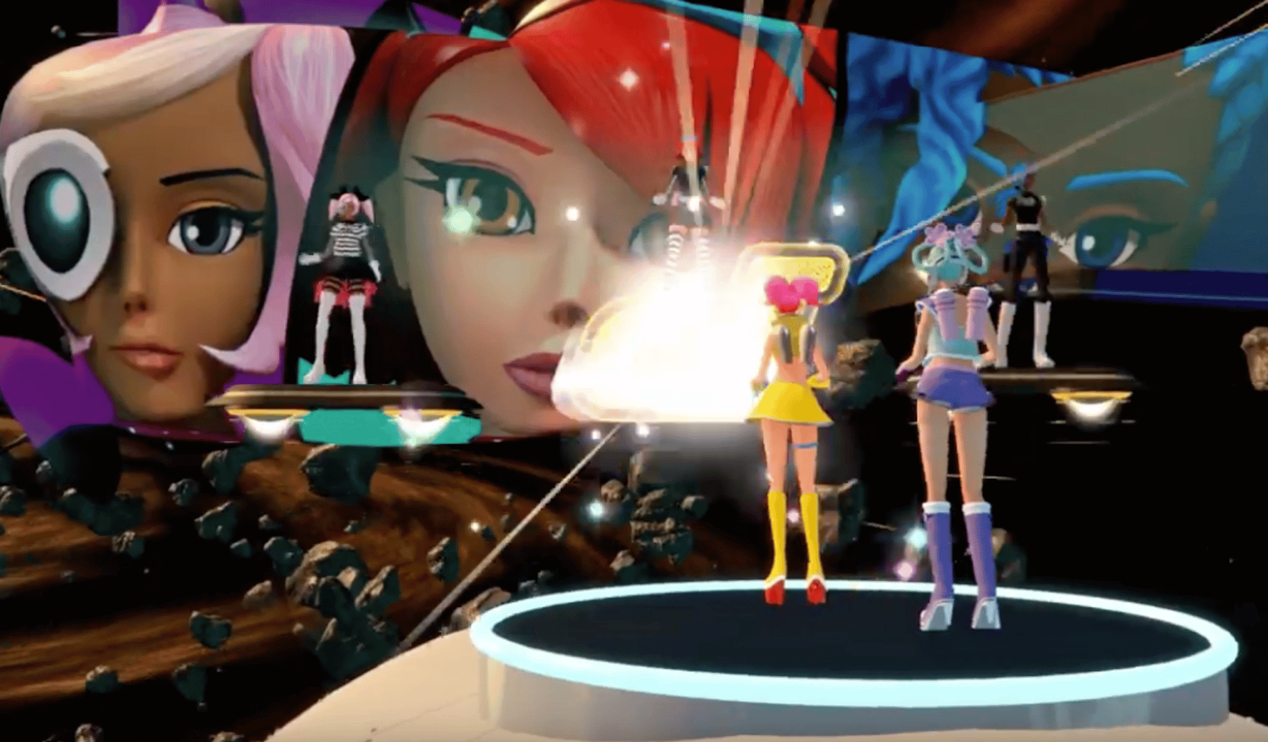 Space Channel 5 VR: Kinda Funky News Flash screenshot