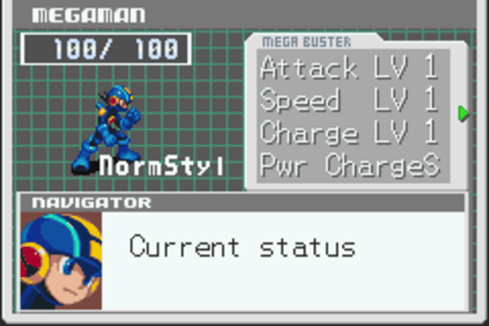 Mega Man Battle Network 3 Blue screenshot