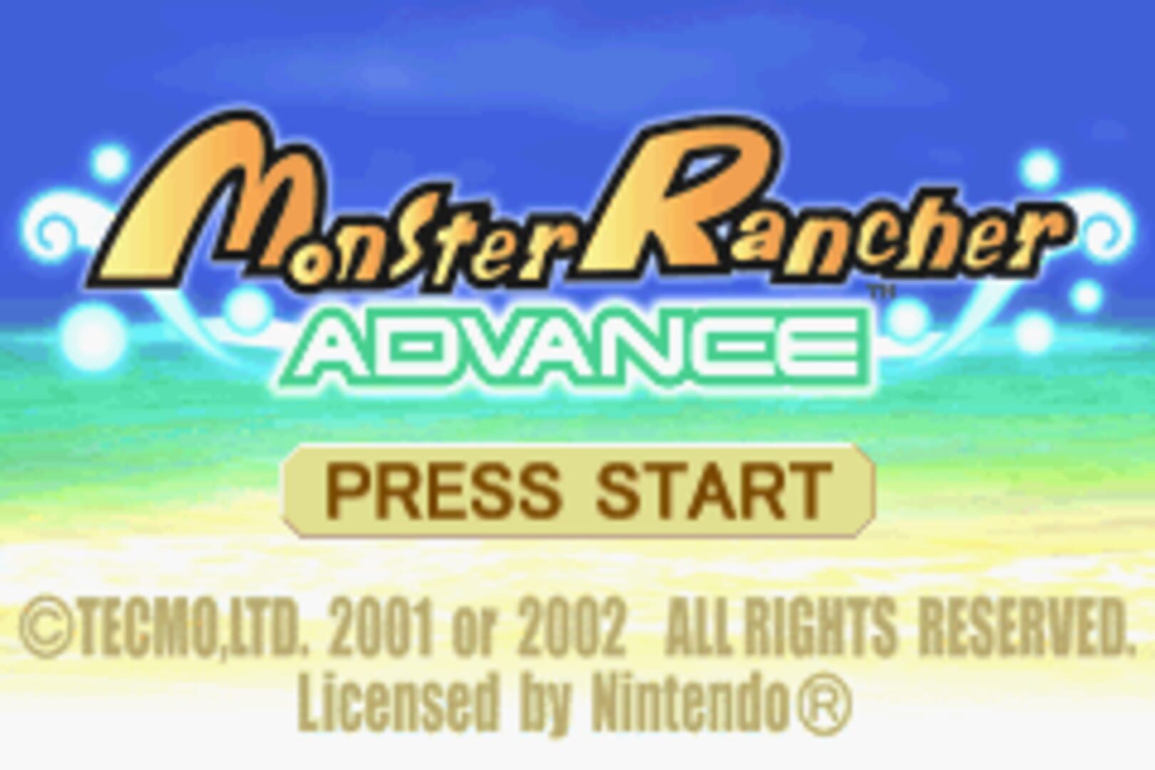 Captura de pantalla - Monster Rancher Advance