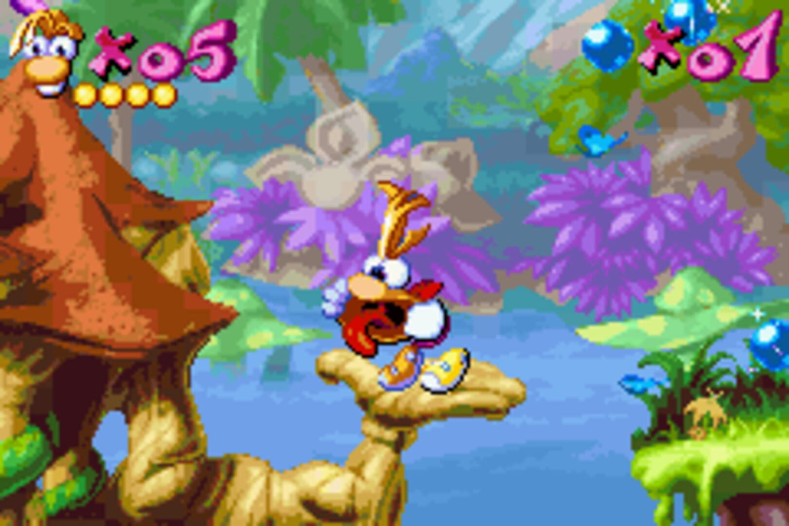 Captura de pantalla - Rayman Advance