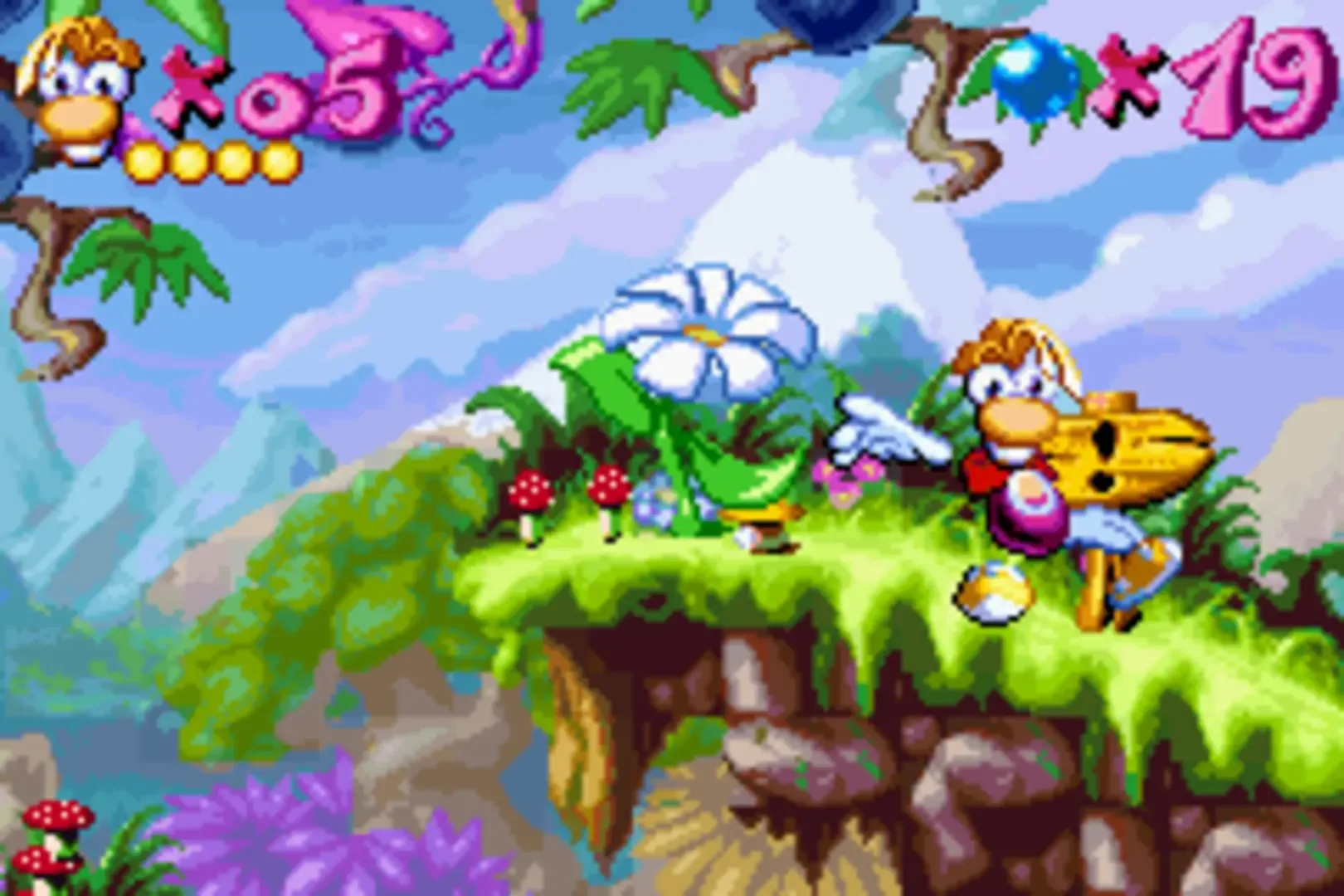 Captura de pantalla - Rayman Advance