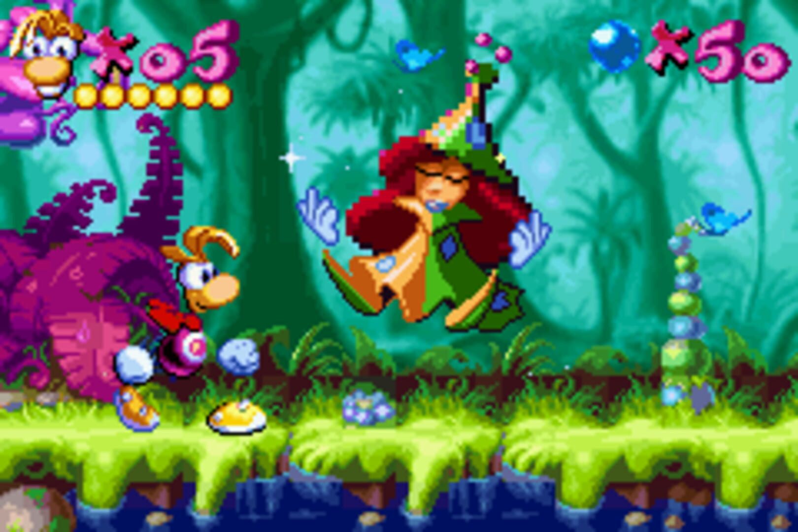 Captura de pantalla - Rayman Advance