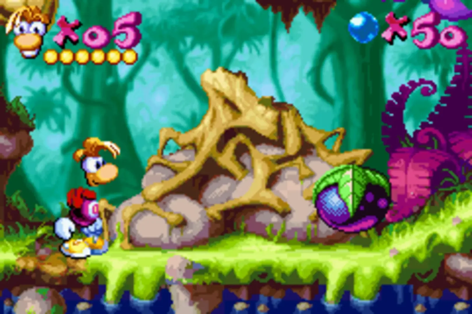 Captura de pantalla - Rayman Advance