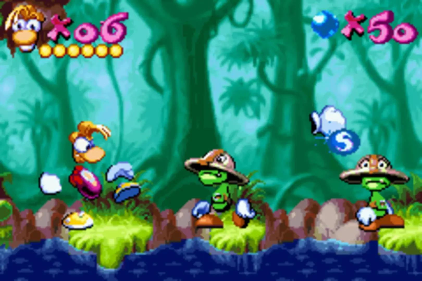 Captura de pantalla - Rayman Advance