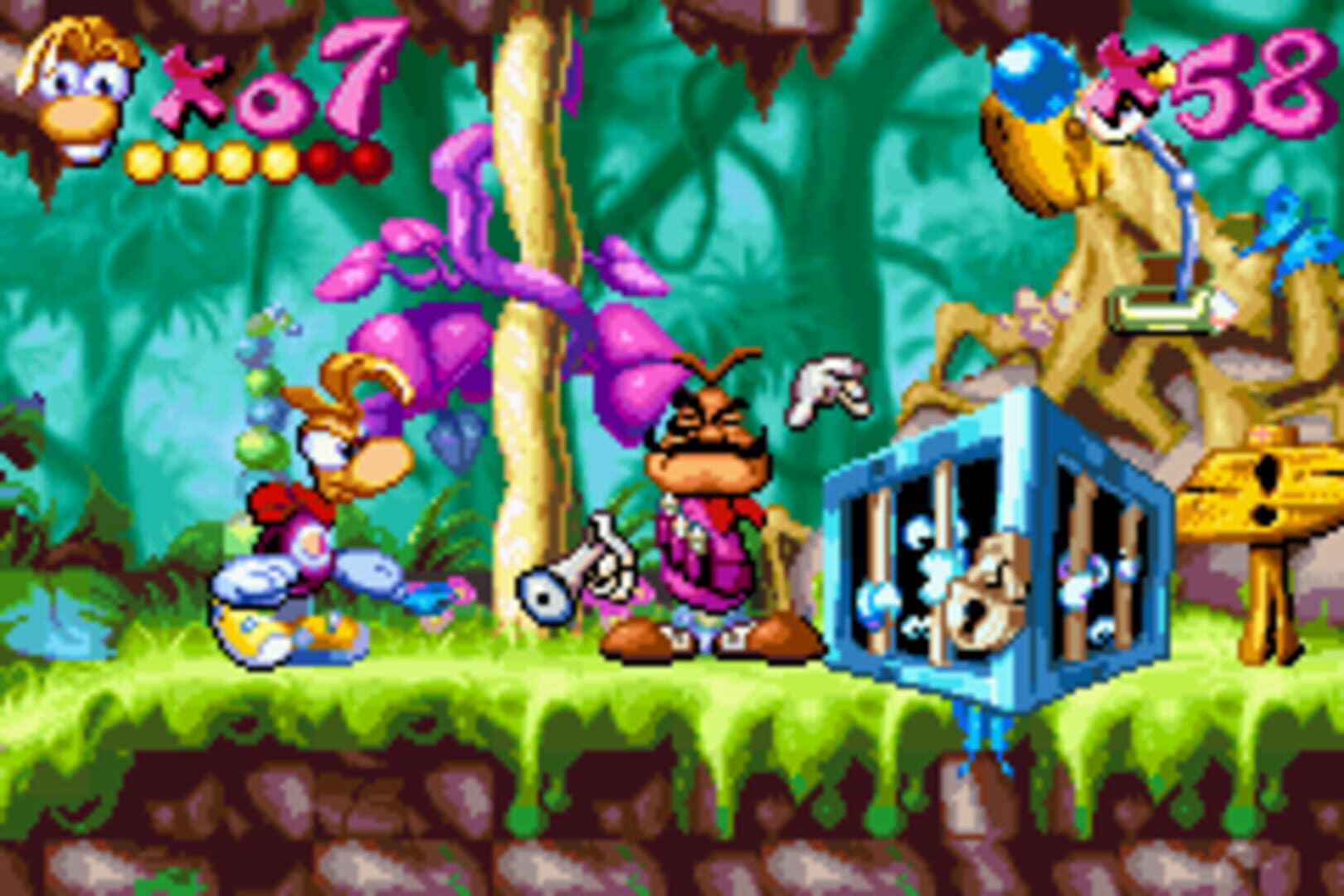 Captura de pantalla - Rayman Advance