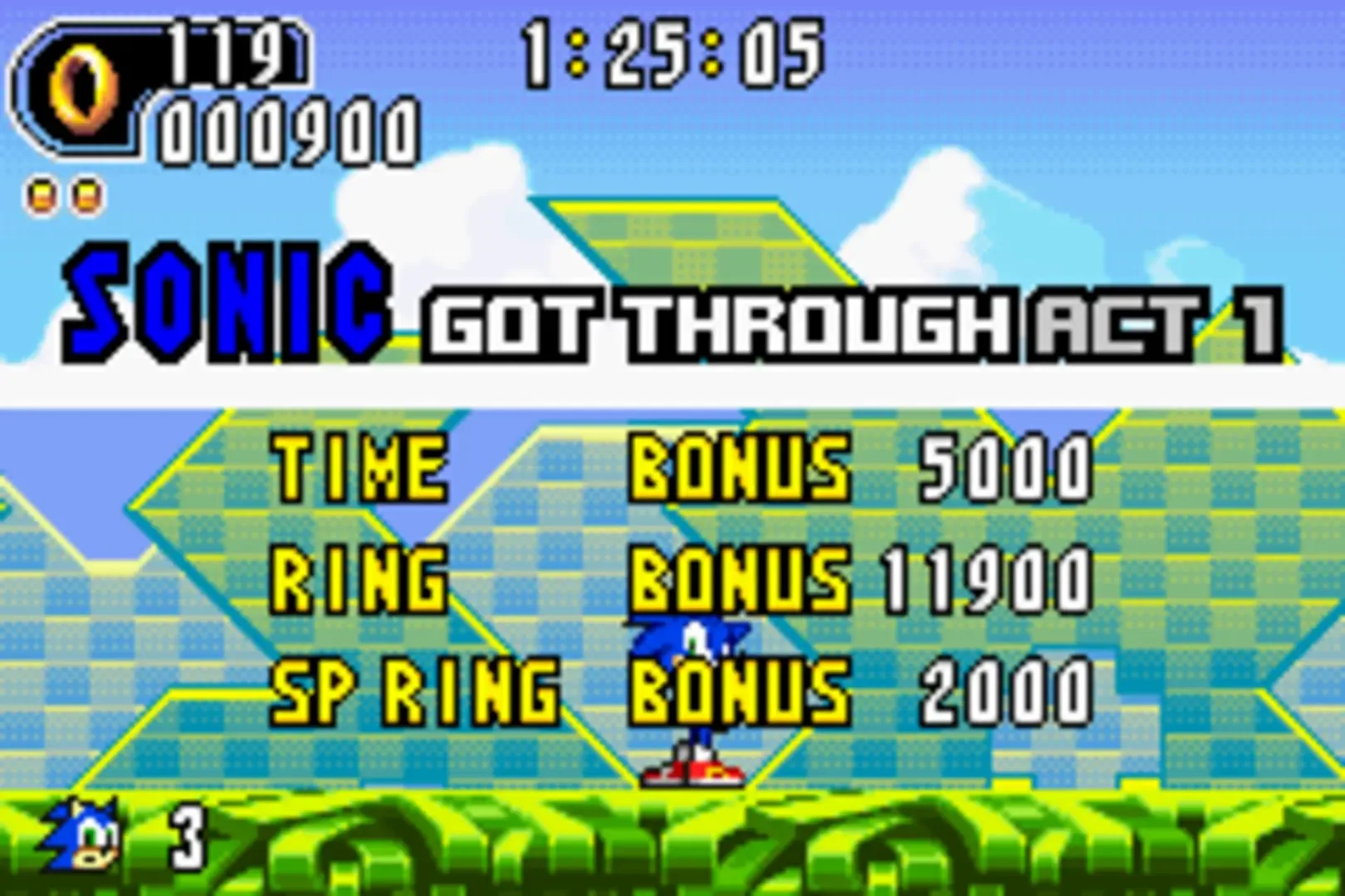 Captura de pantalla - Sonic Advance 2