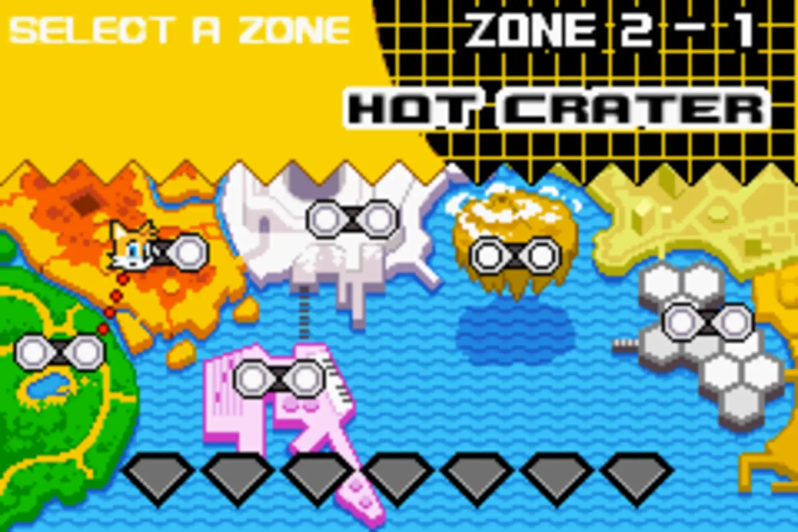 Captura de pantalla - Sonic Advance 2