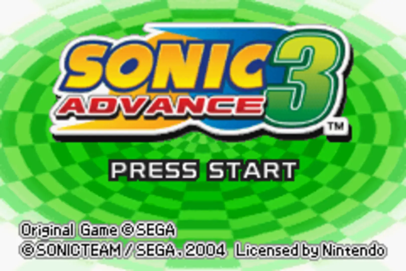 Captura de pantalla - Sonic Advance 3