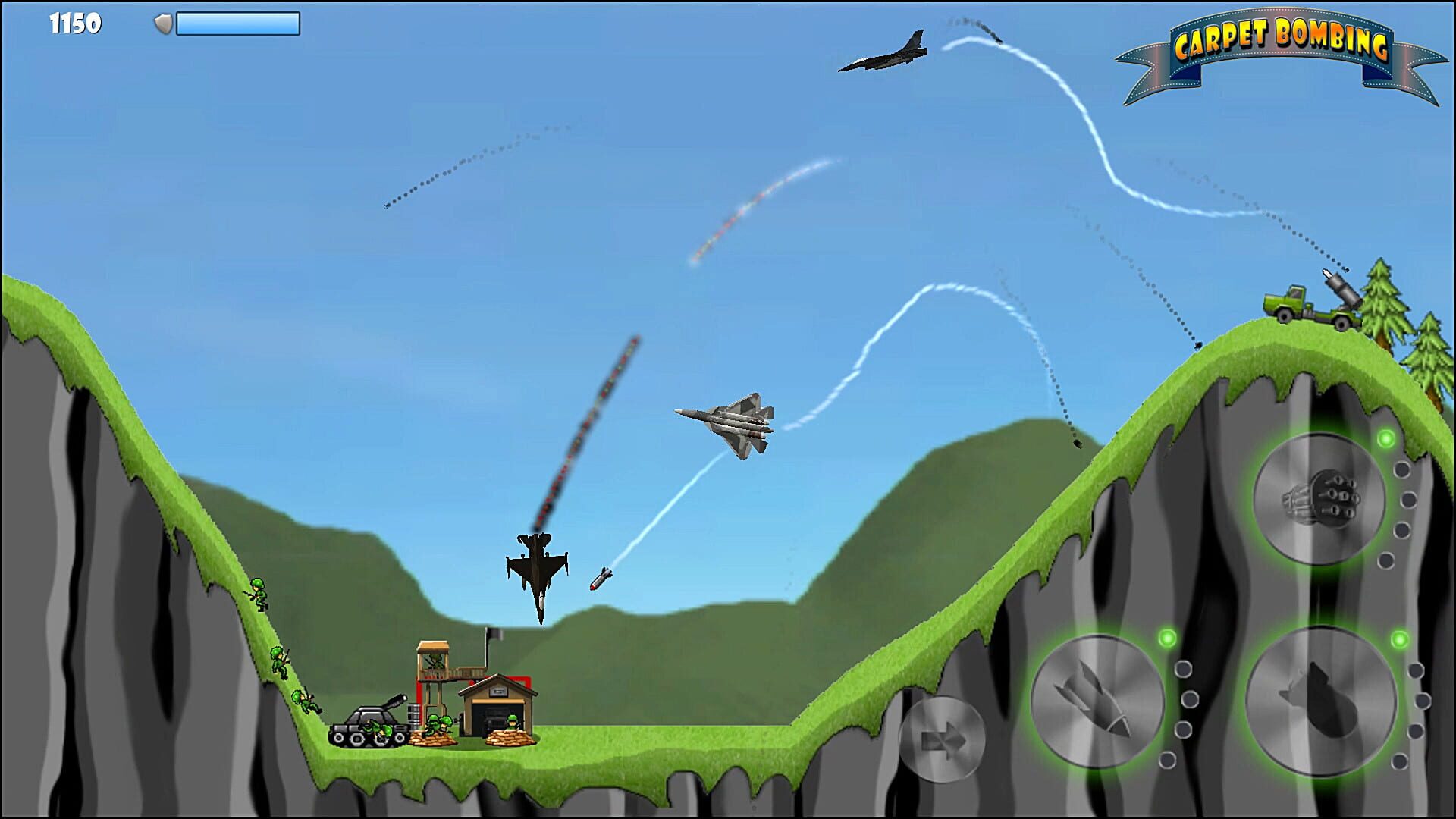 Carpet Bombing - Screenshot