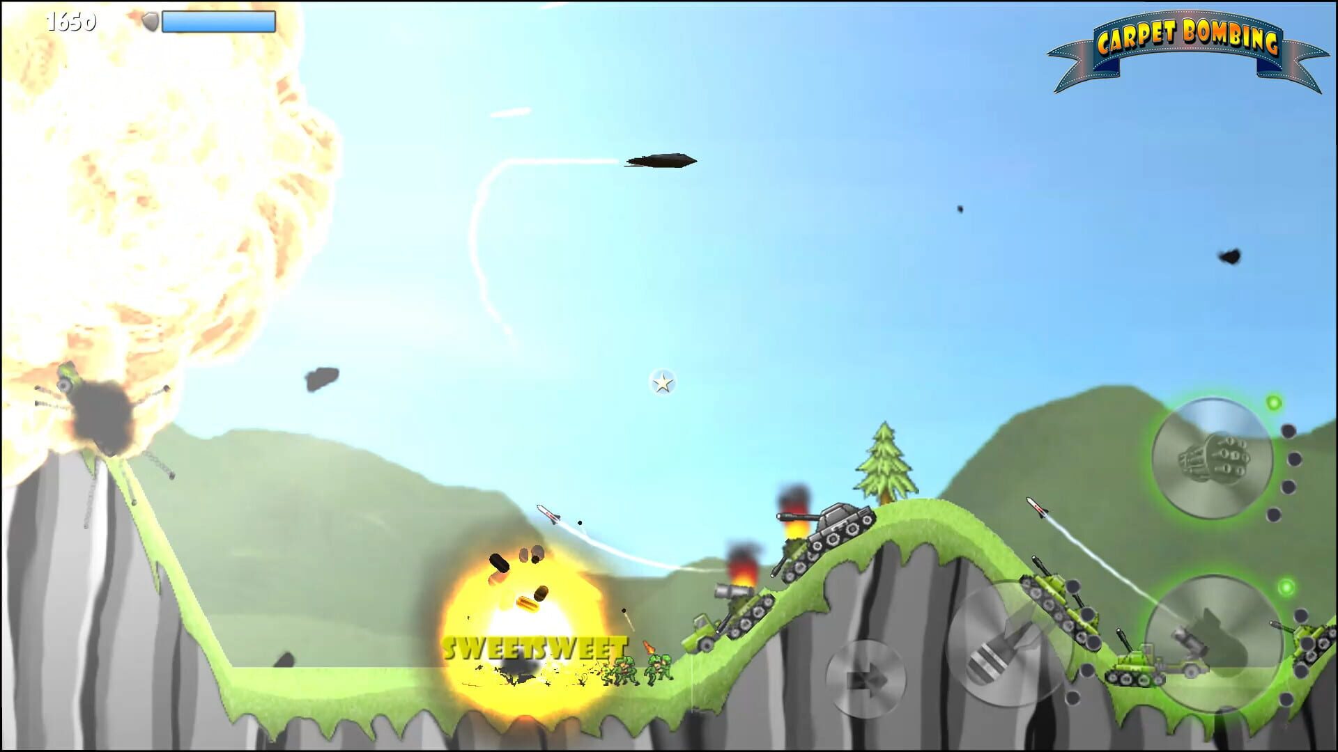 Carpet Bombing - Screenshot