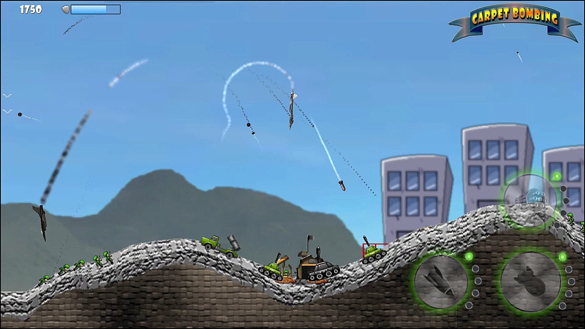 Carpet Bombing - Screenshot