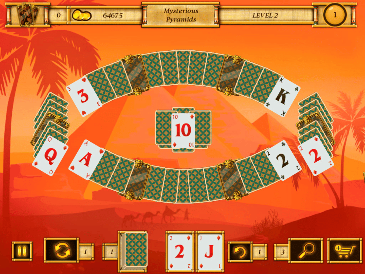 Egypt Solitaire: Match 2 Cards screenshot