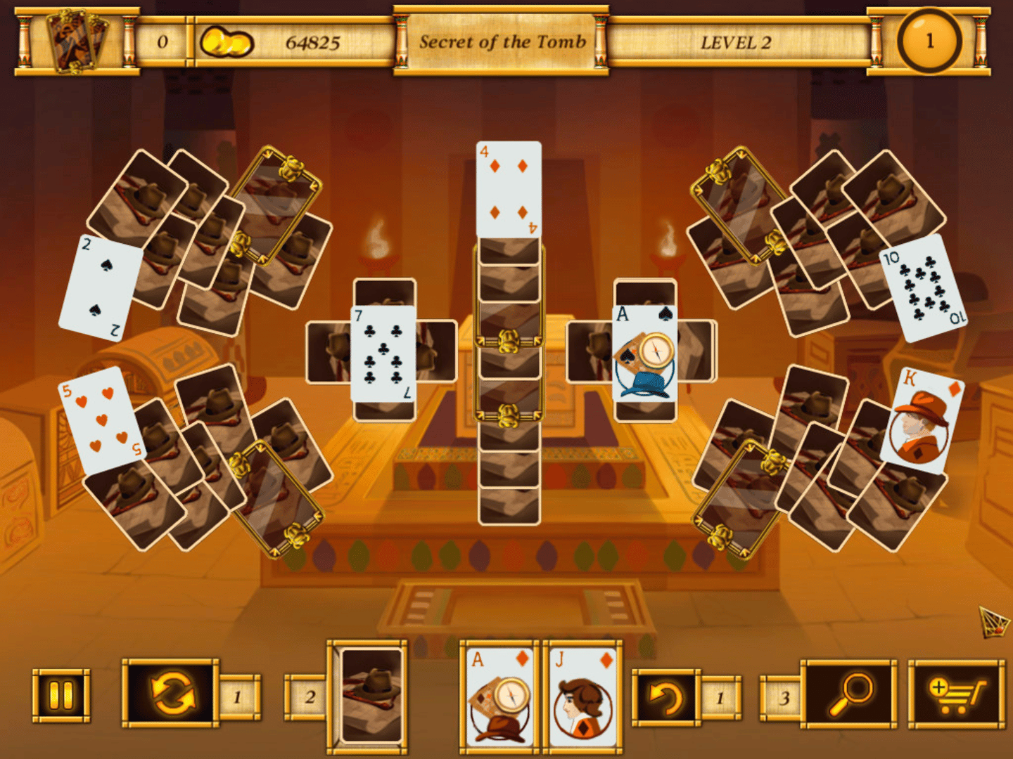 Egypt Solitaire: Match 2 Cards screenshot