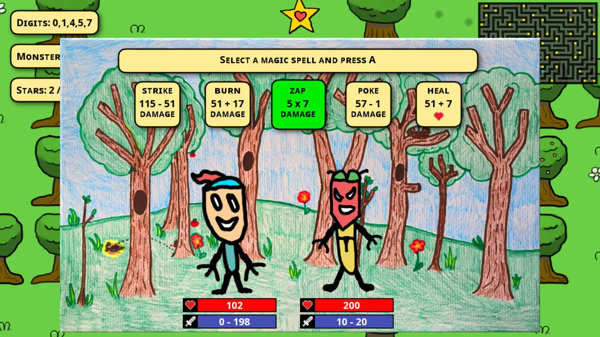 Forest of Math - Screenshot