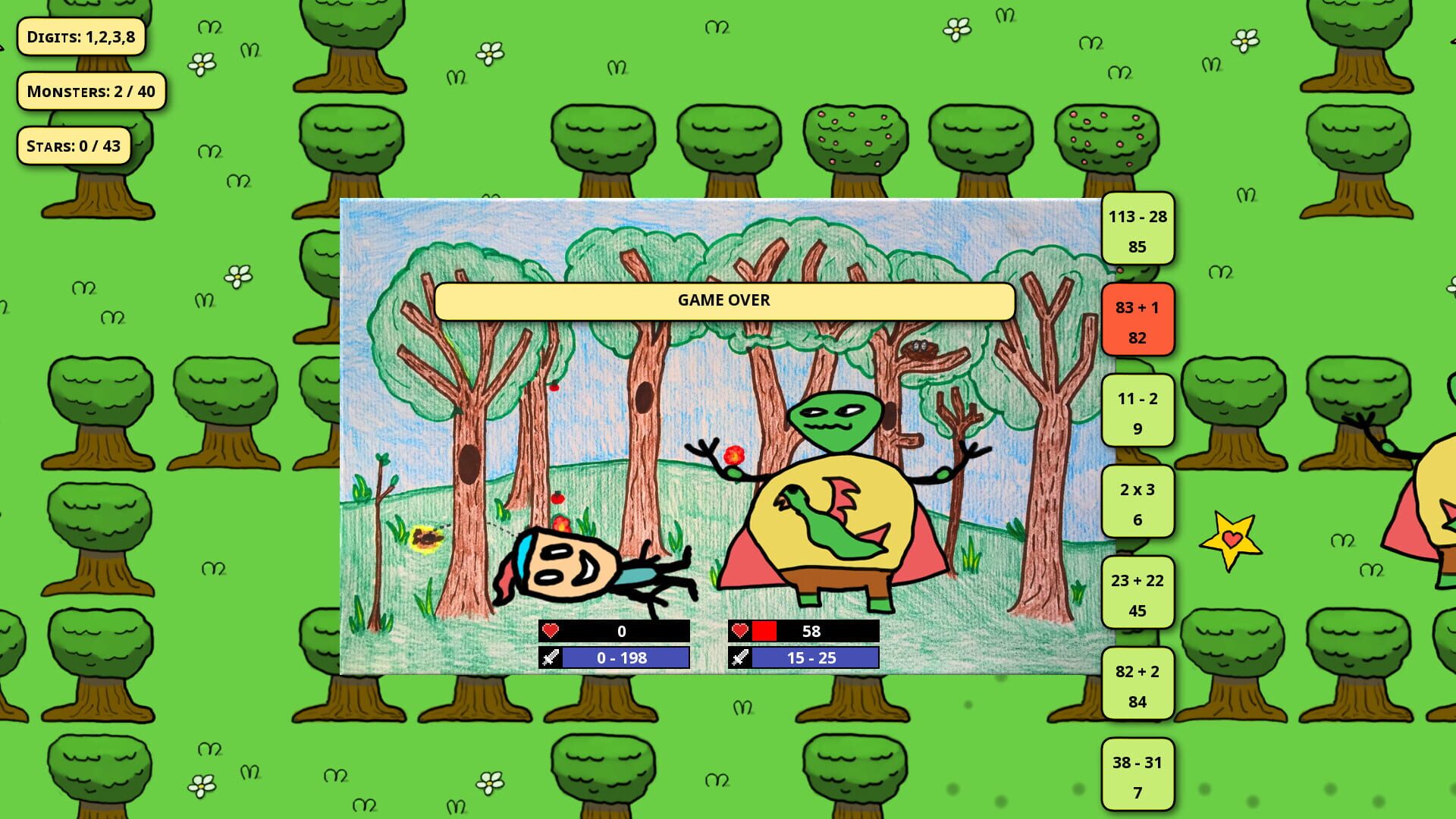 Forest of Math - Screenshot