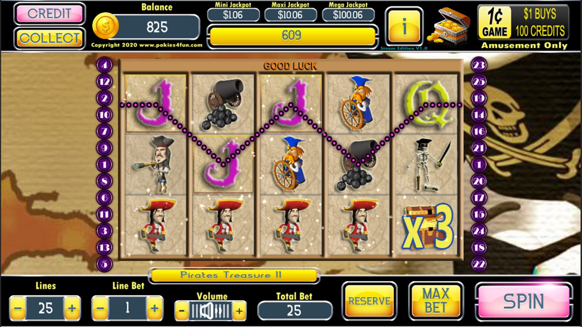 Pirates Treasure II - Screenshot