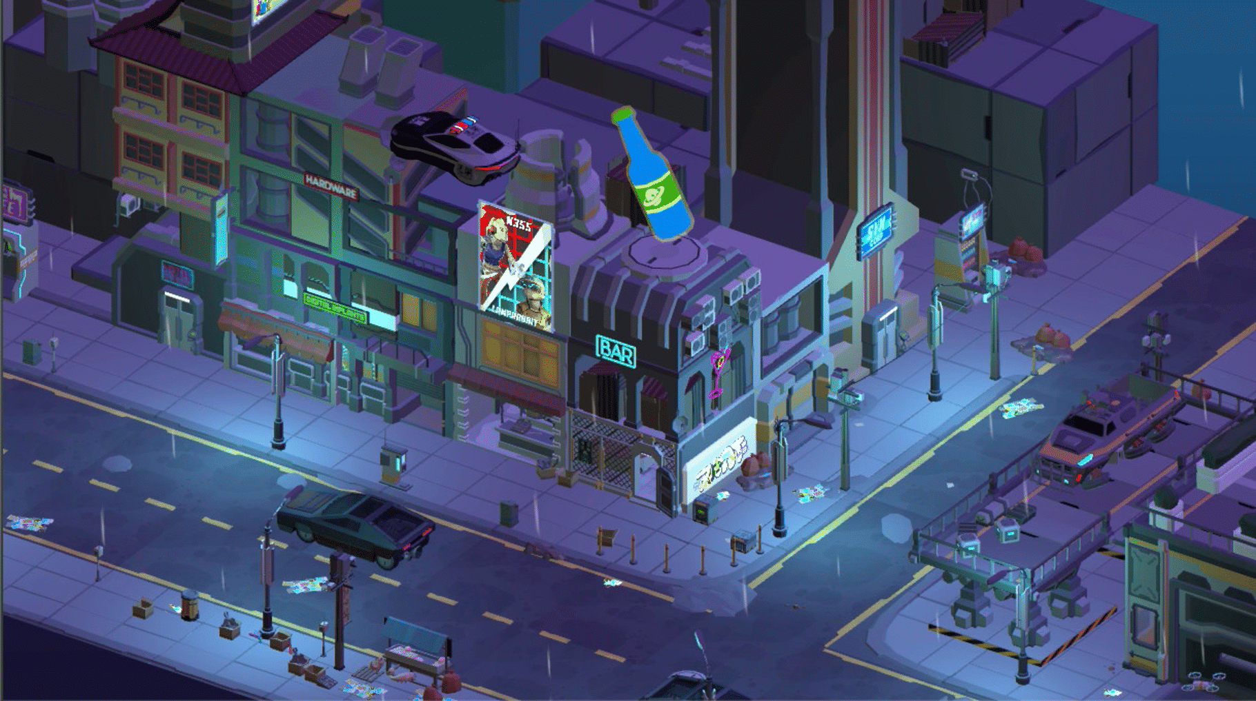 Cyberpunk Bar Sim screenshot