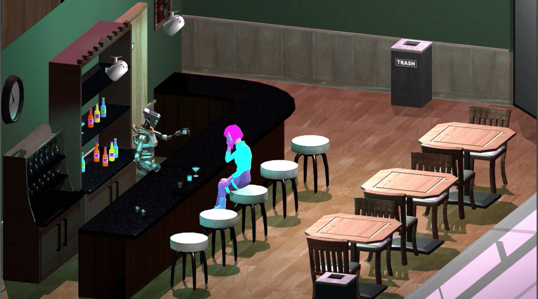 Cyberpunk Bar Sim screenshot