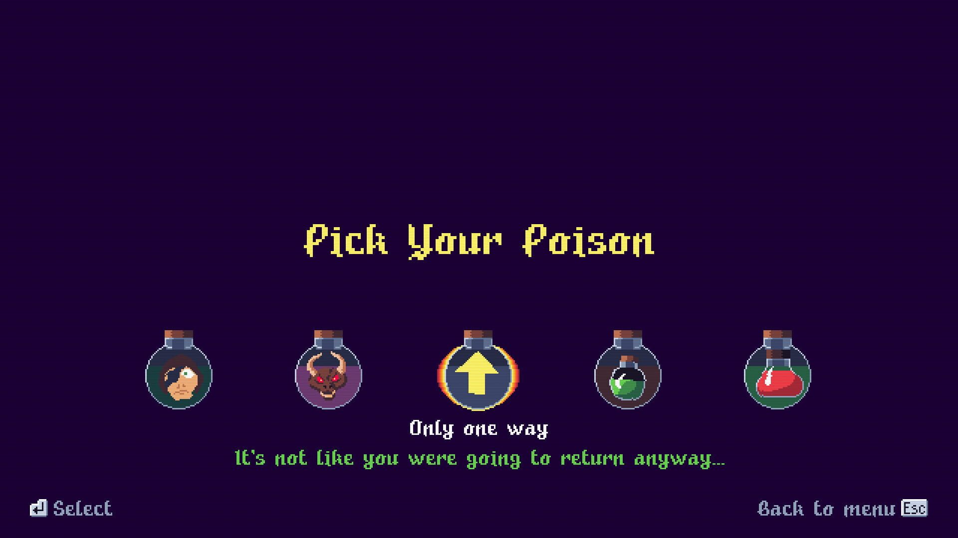 Pick Your Poison - Screenshot