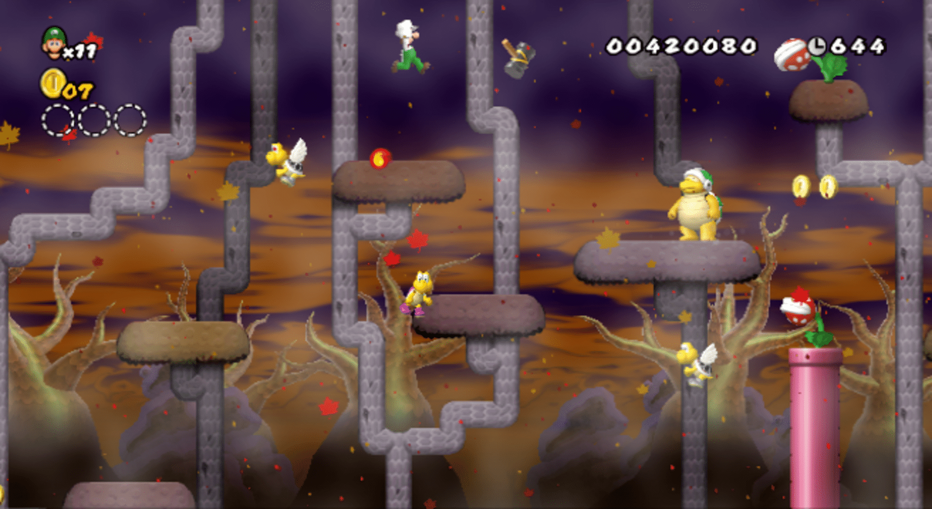 Newer Super Luigi Wii Dark Moon screenshot