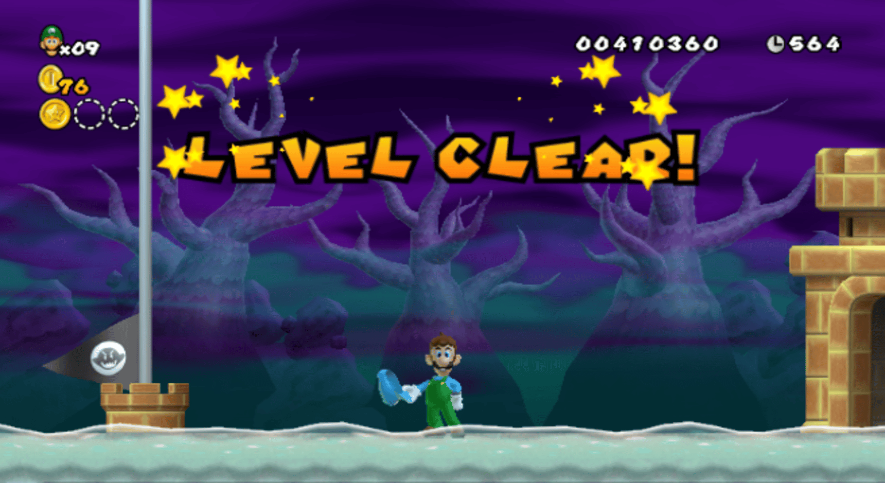 Newer Super Luigi Wii Dark Moon screenshot