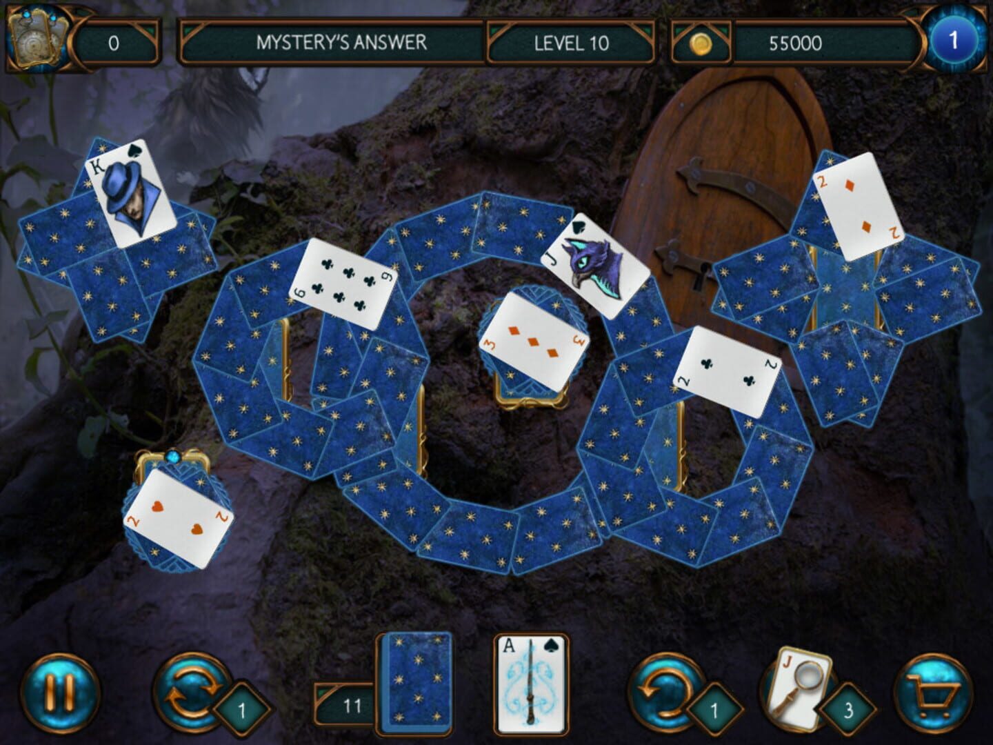 Detective Solitaire Inspector Magic - Screenshot