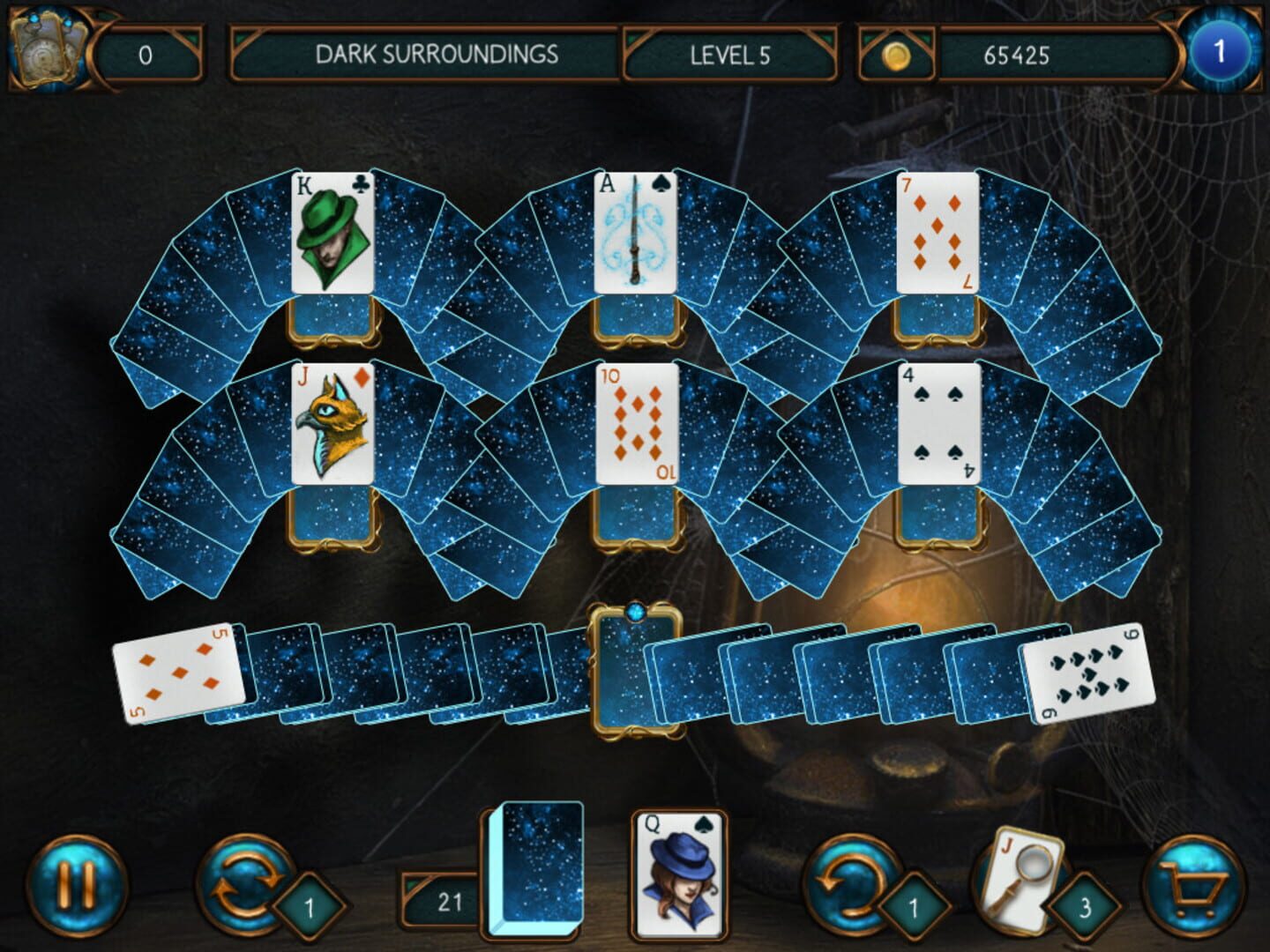 Detective Solitaire Inspector Magic - Screenshot