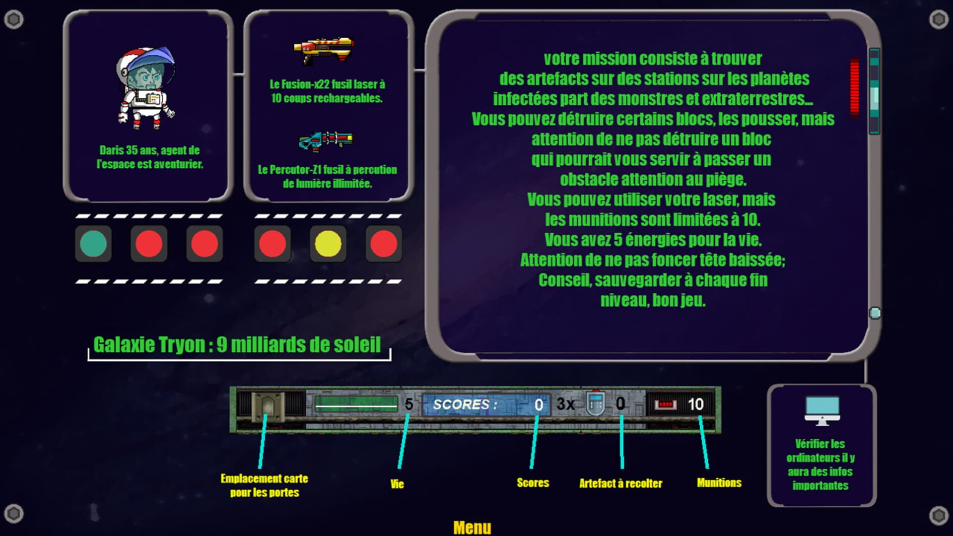 The Artefacts lost in the Galaxy - Screenshot