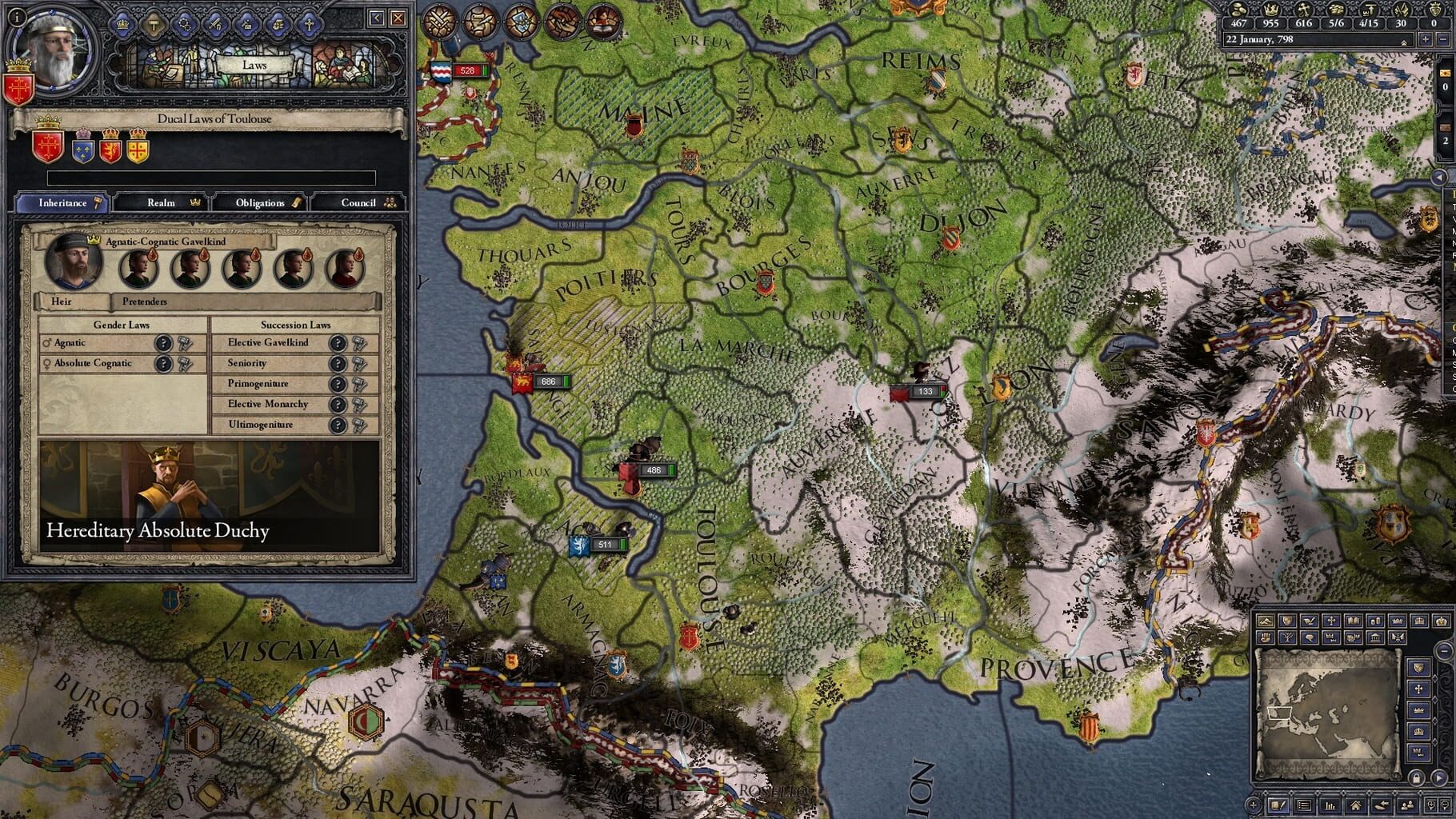 Captura de pantalla - Crusader Kings II: Conclave