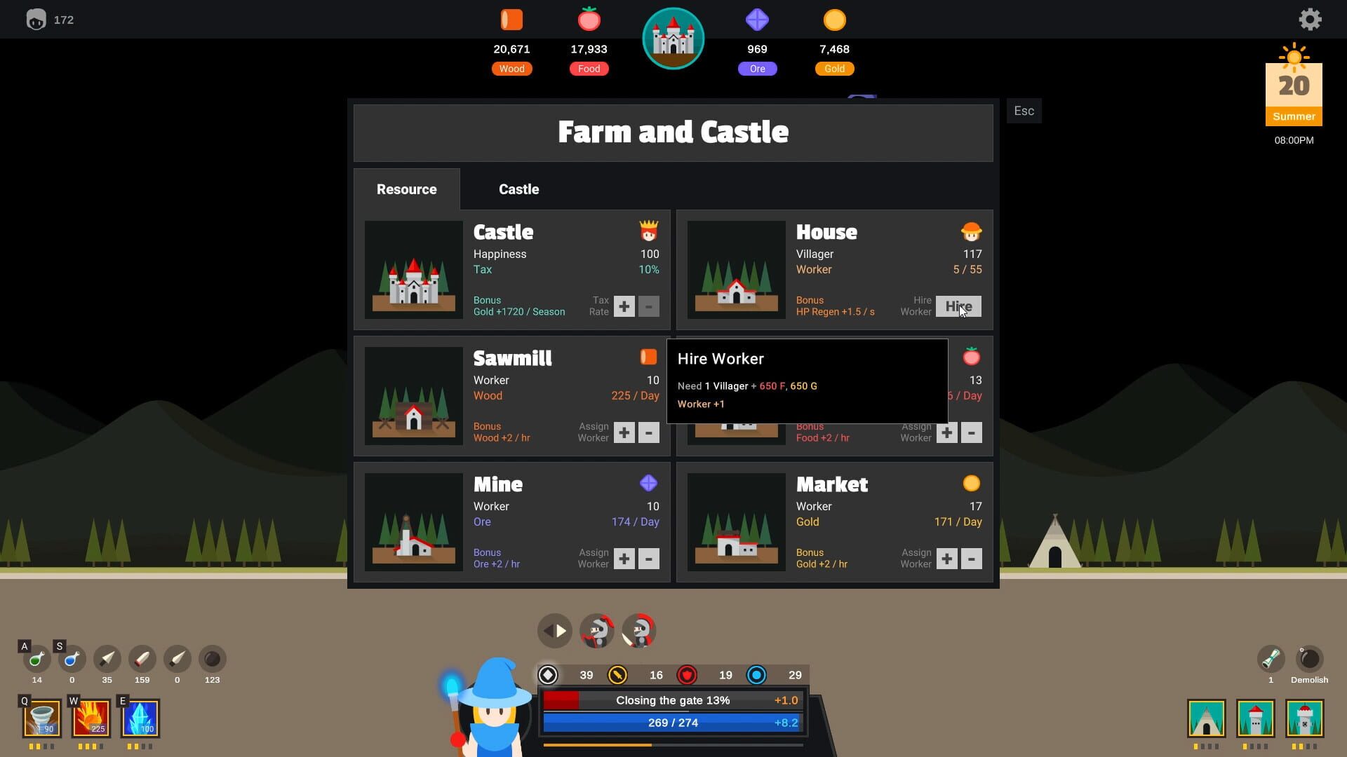 The Defender: Farm and Castle 2 - Screenshot