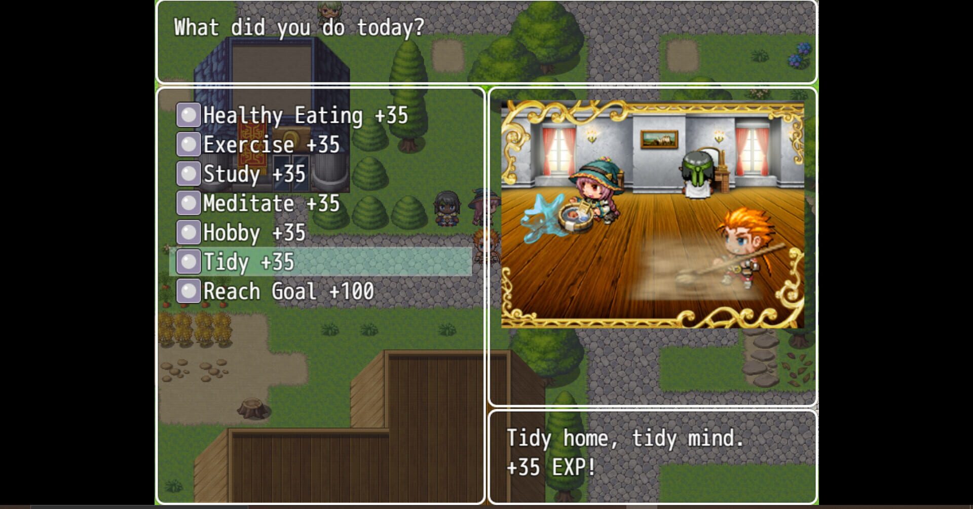 Habitking RPG - Screenshot