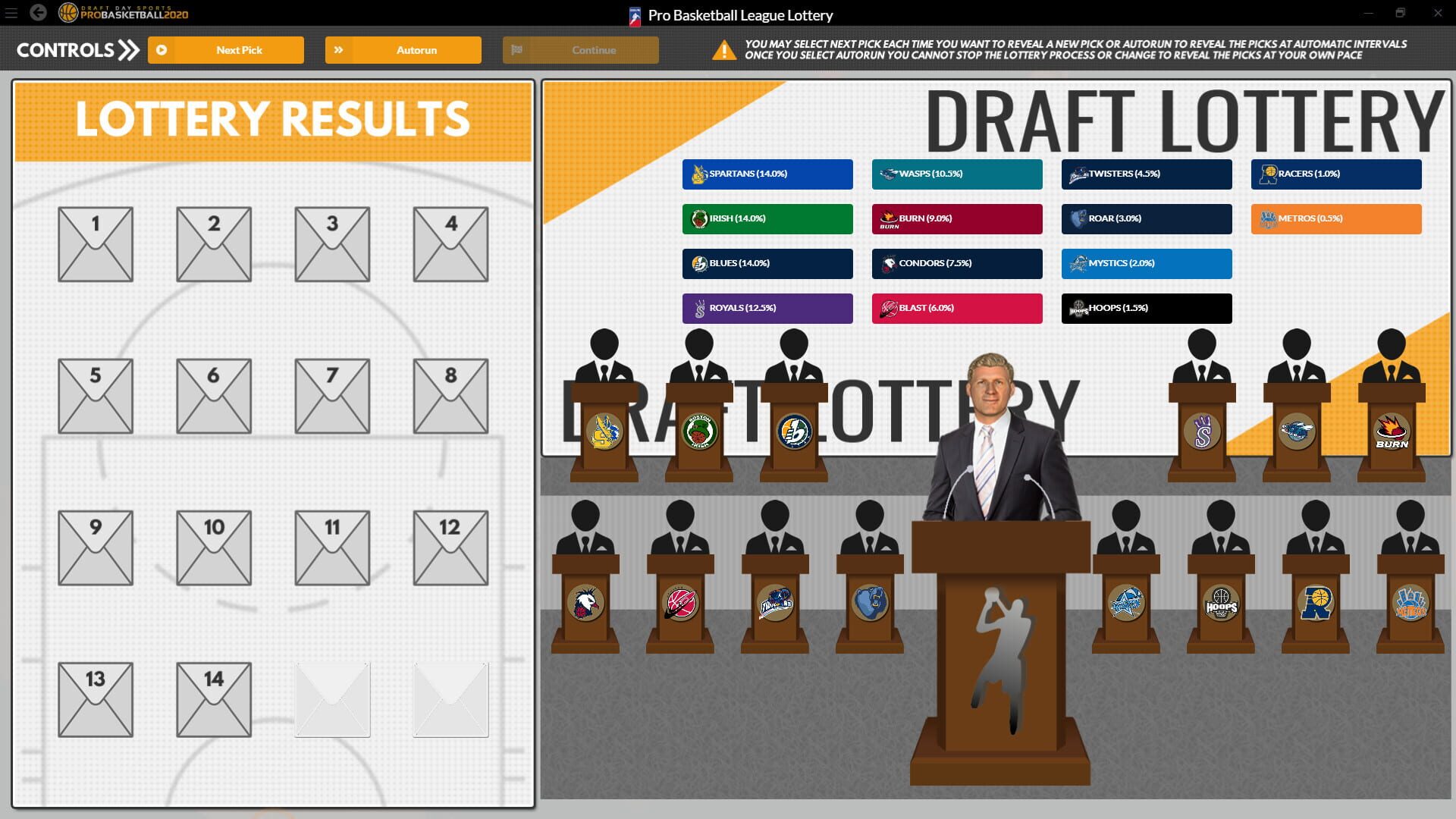 Draft Day Sports: Pro Basketball 2020 - Screenshot