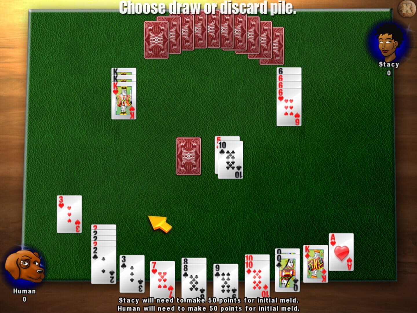 Classic Card Game Canasta - Screenshot