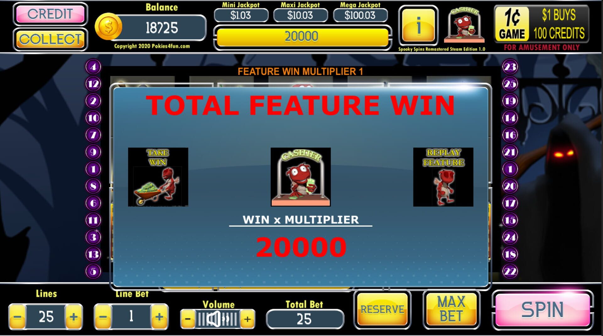 Spooky Spins: Remastered - Steam Edition - Screenshot