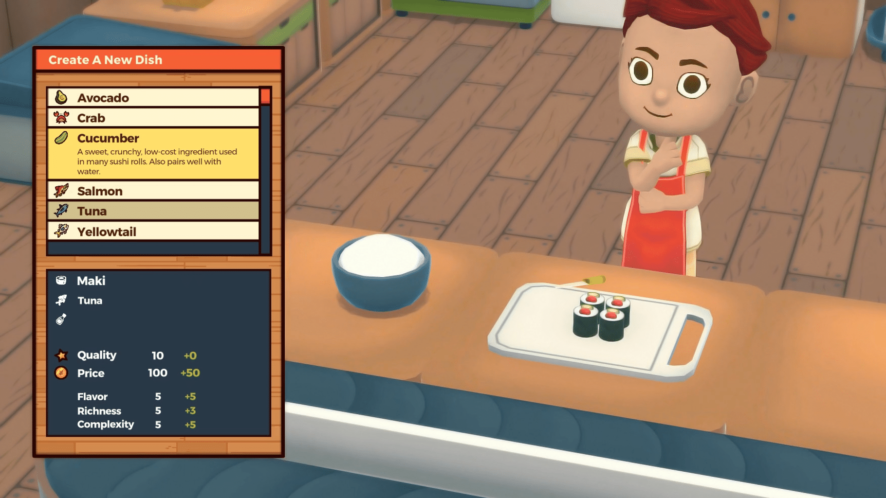 Rolling Hills: Make Sushi, Make Friends screenshot