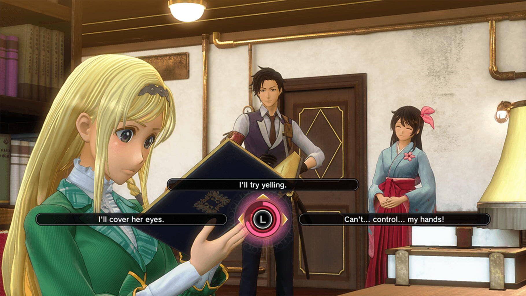 Captura de pantalla - Sakura Wars