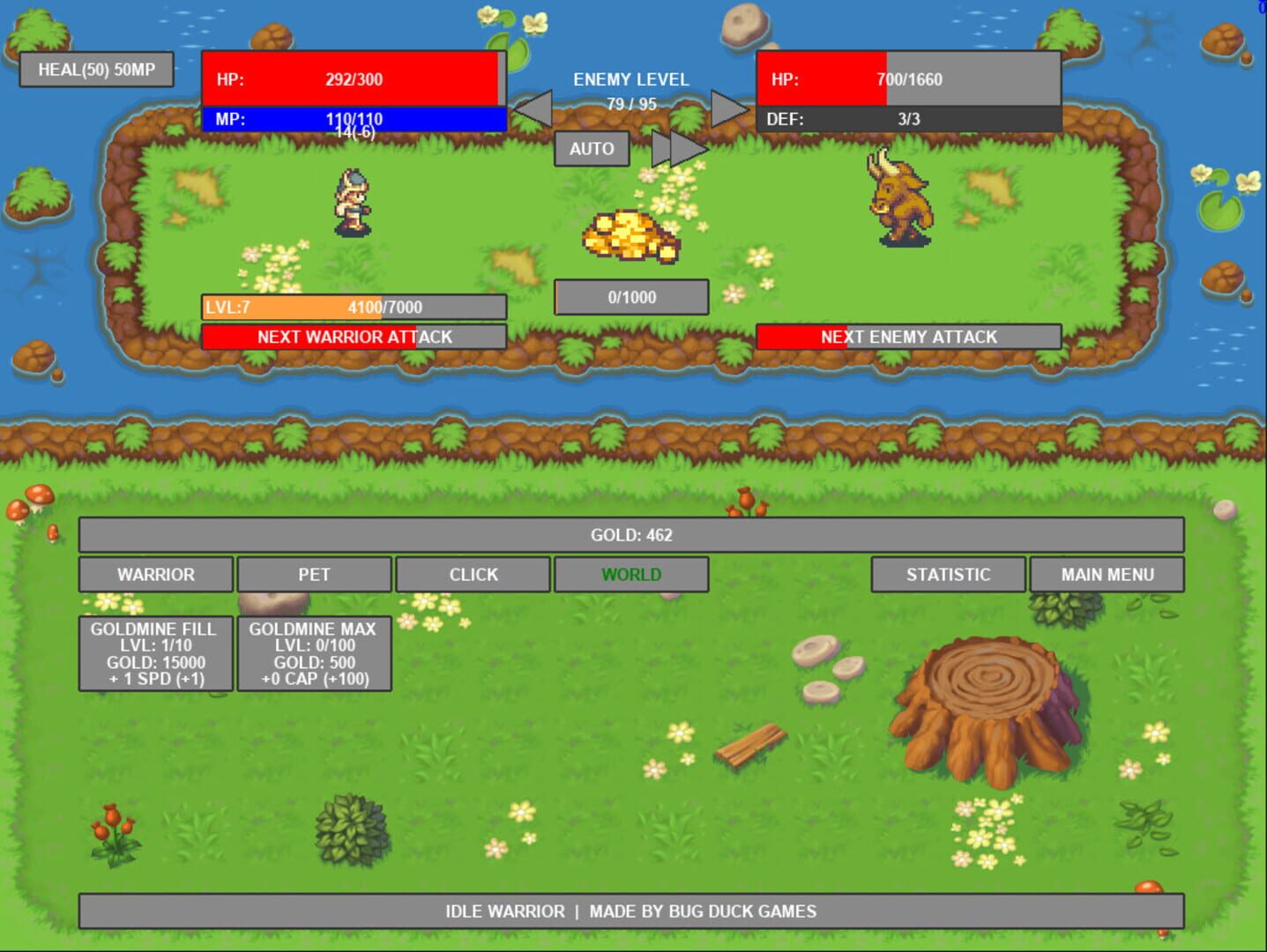 Idle Warrior - Screenshot