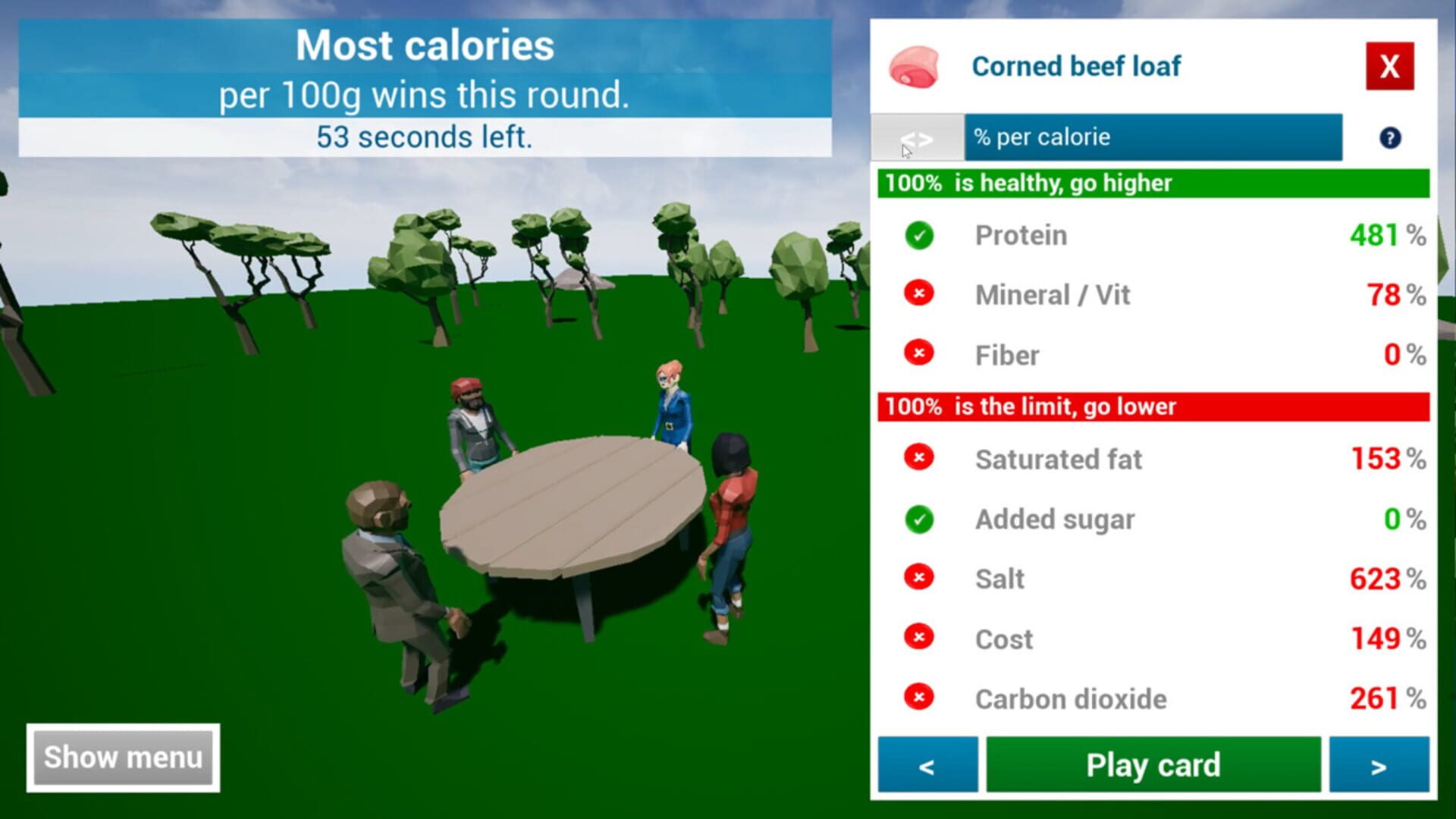 FIT Food - Screenshot
