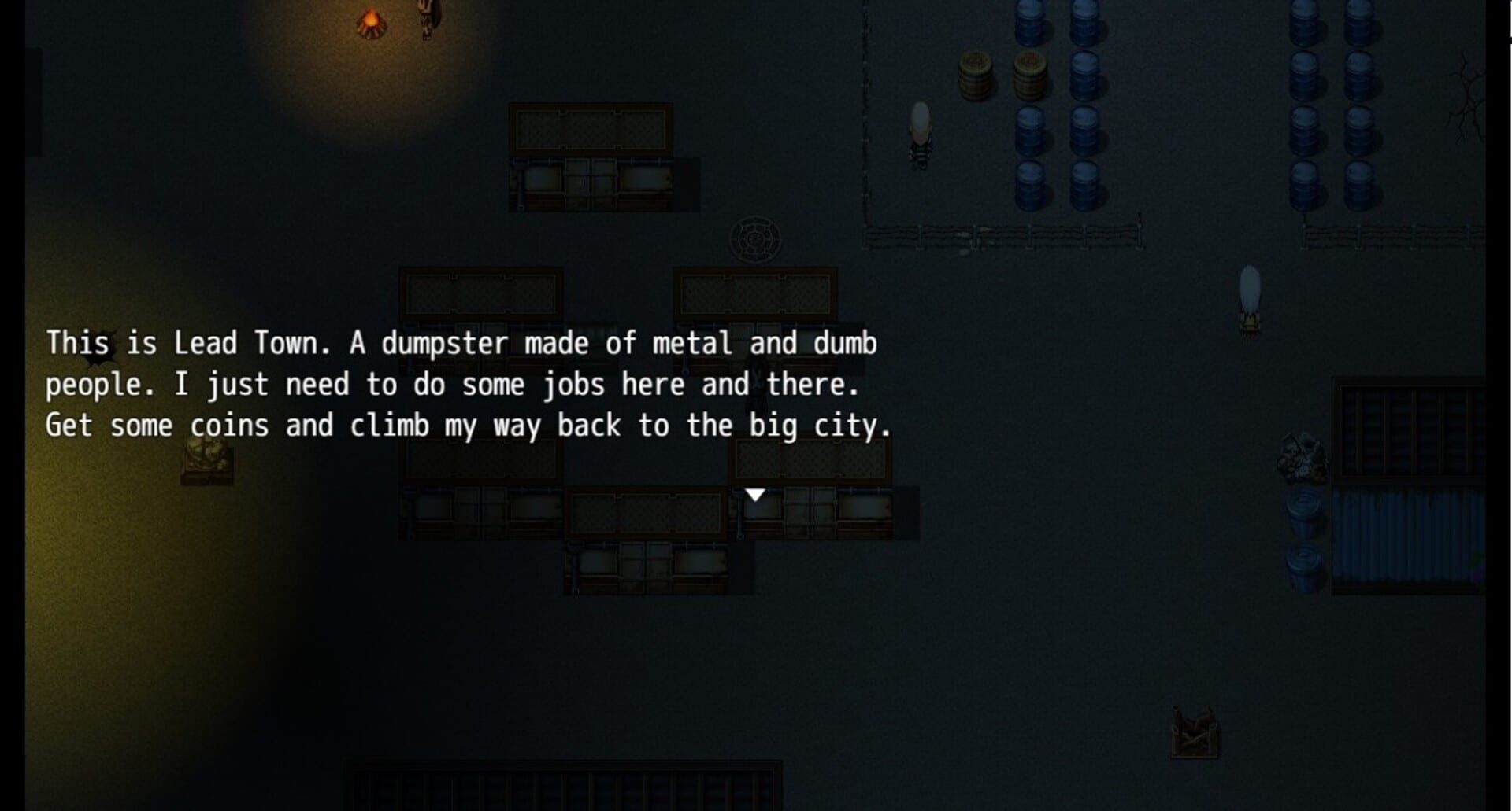 A Dark World: The Glowing City - Screenshot
