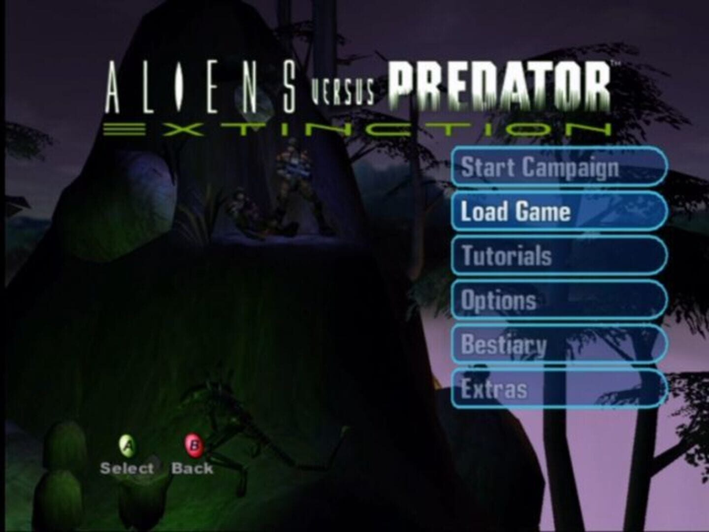 Captura de pantalla - Aliens Versus Predator: Extinction